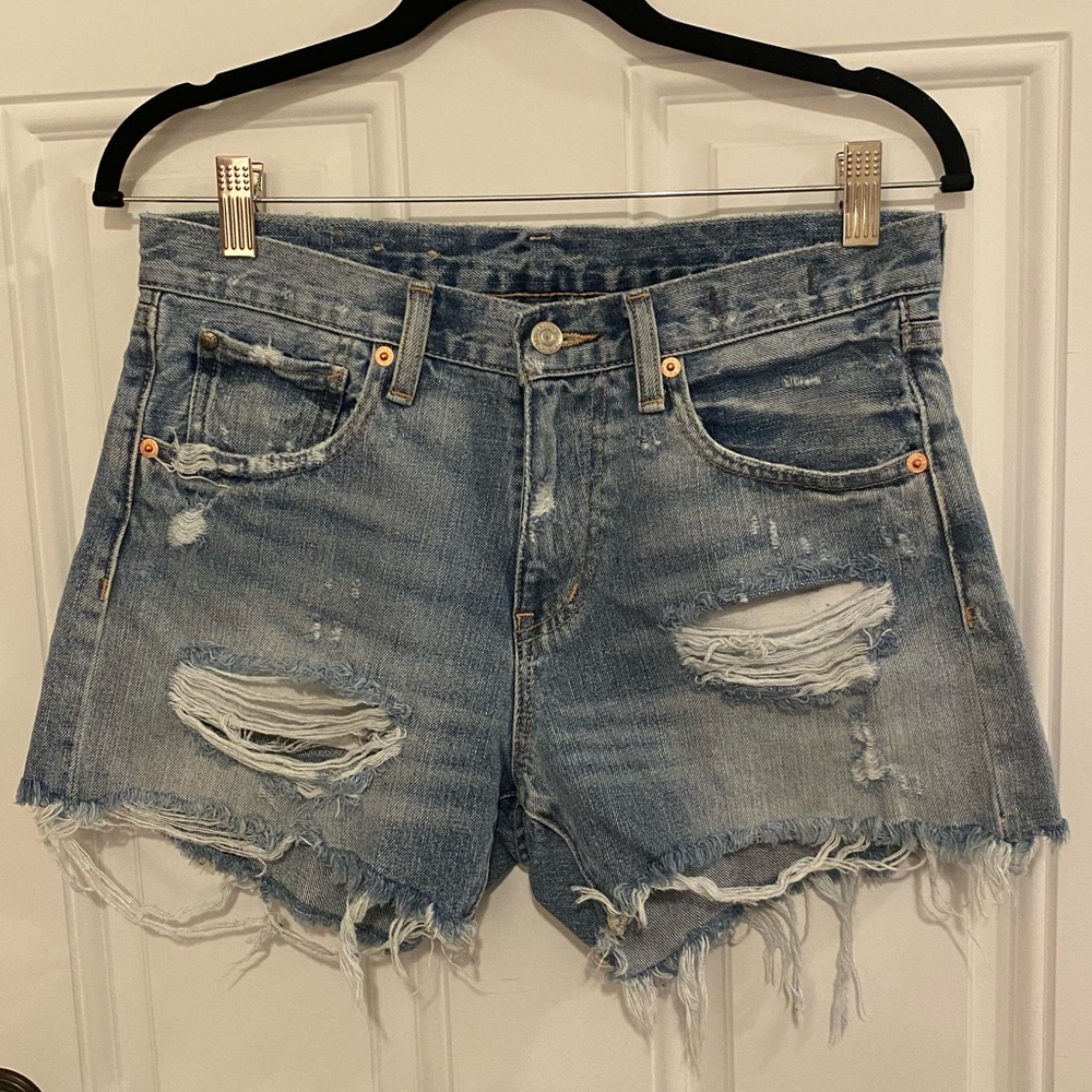 Denim And Supply Ralph Lauren Distressed Shorts